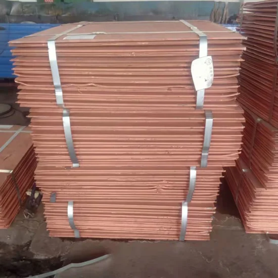Copper Cathodes Plate 99.99% Mainly Applied to Heat Exchangers